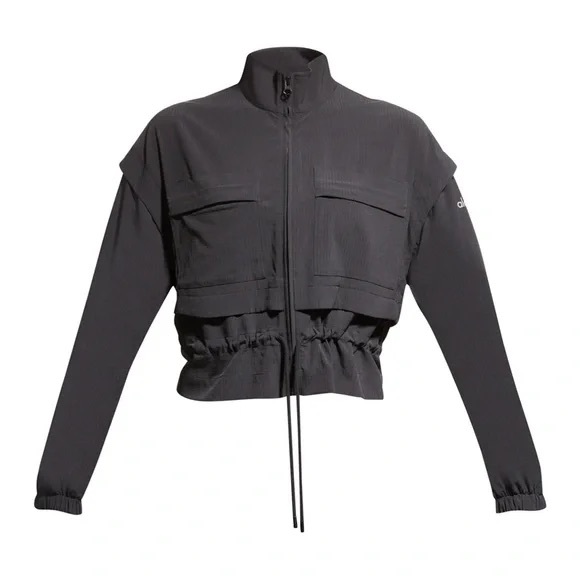 Alo Yoga Ready Set Jacket S Black - Picture 3 of 6